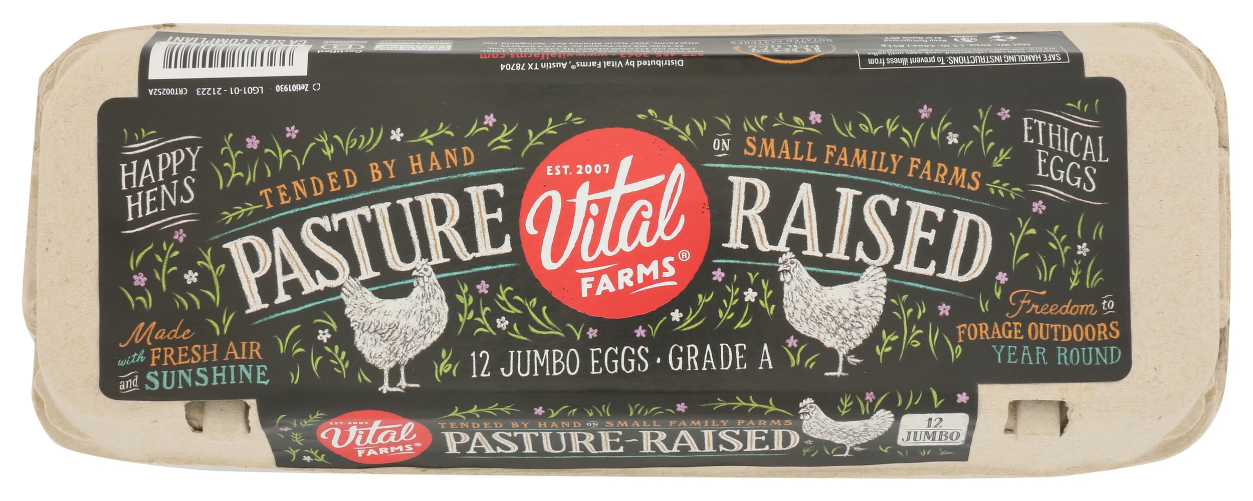Algopix Similar Product 2 - Vital Farms Pasture Raised Jumbo Grade