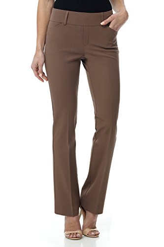 Algopix Similar Product 19 - Rekucci Womens Smart Chic Bootcut Pant