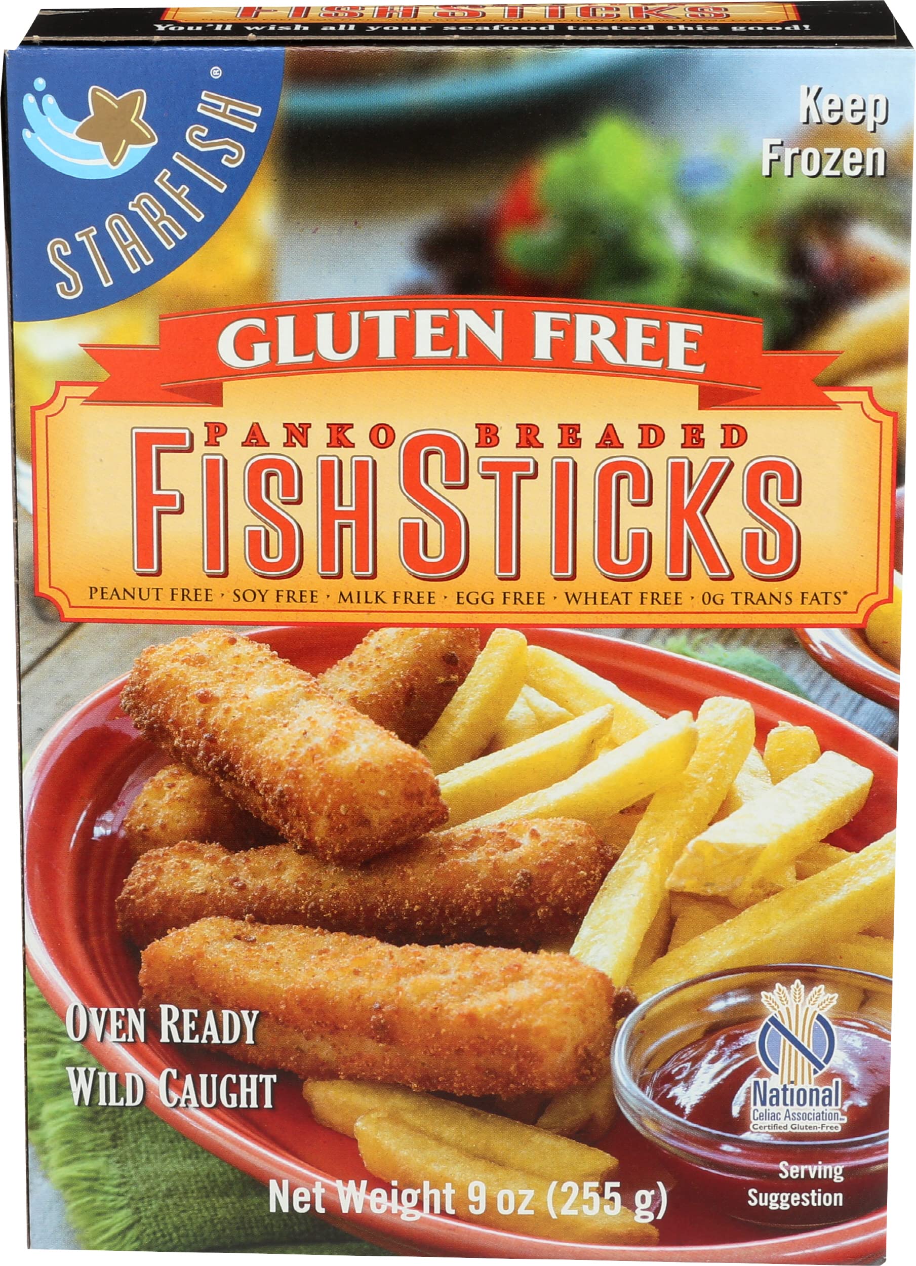 Algopix Similar Product 10 - Starfish GlutenFree Fish Sticks 9 oz