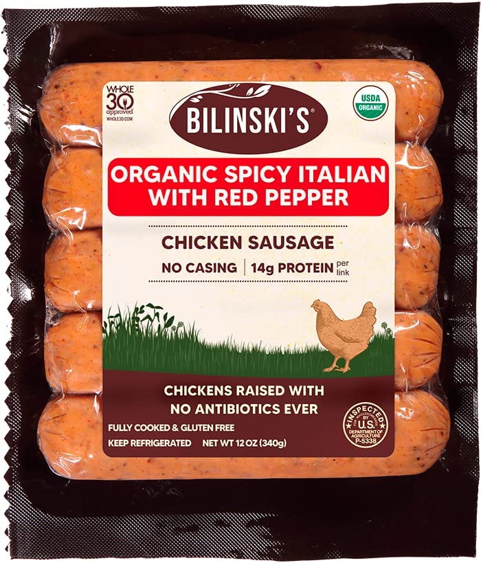 Algopix Similar Product 16 - Bilinski Organic Spicy Italian Chicken