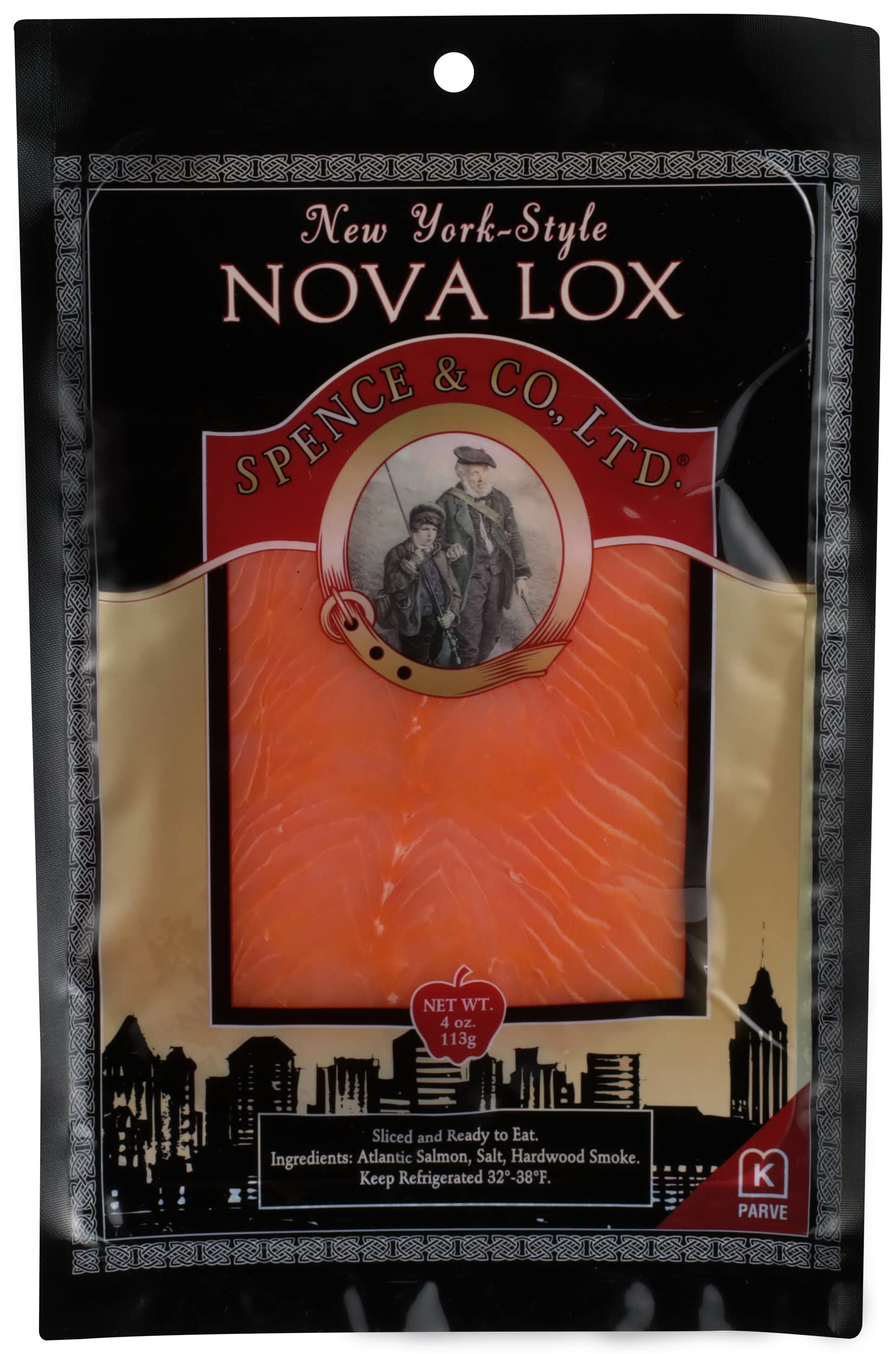 Algopix Similar Product 4 - Spence & Co., Nova Lox NY Style, 4 Ounce