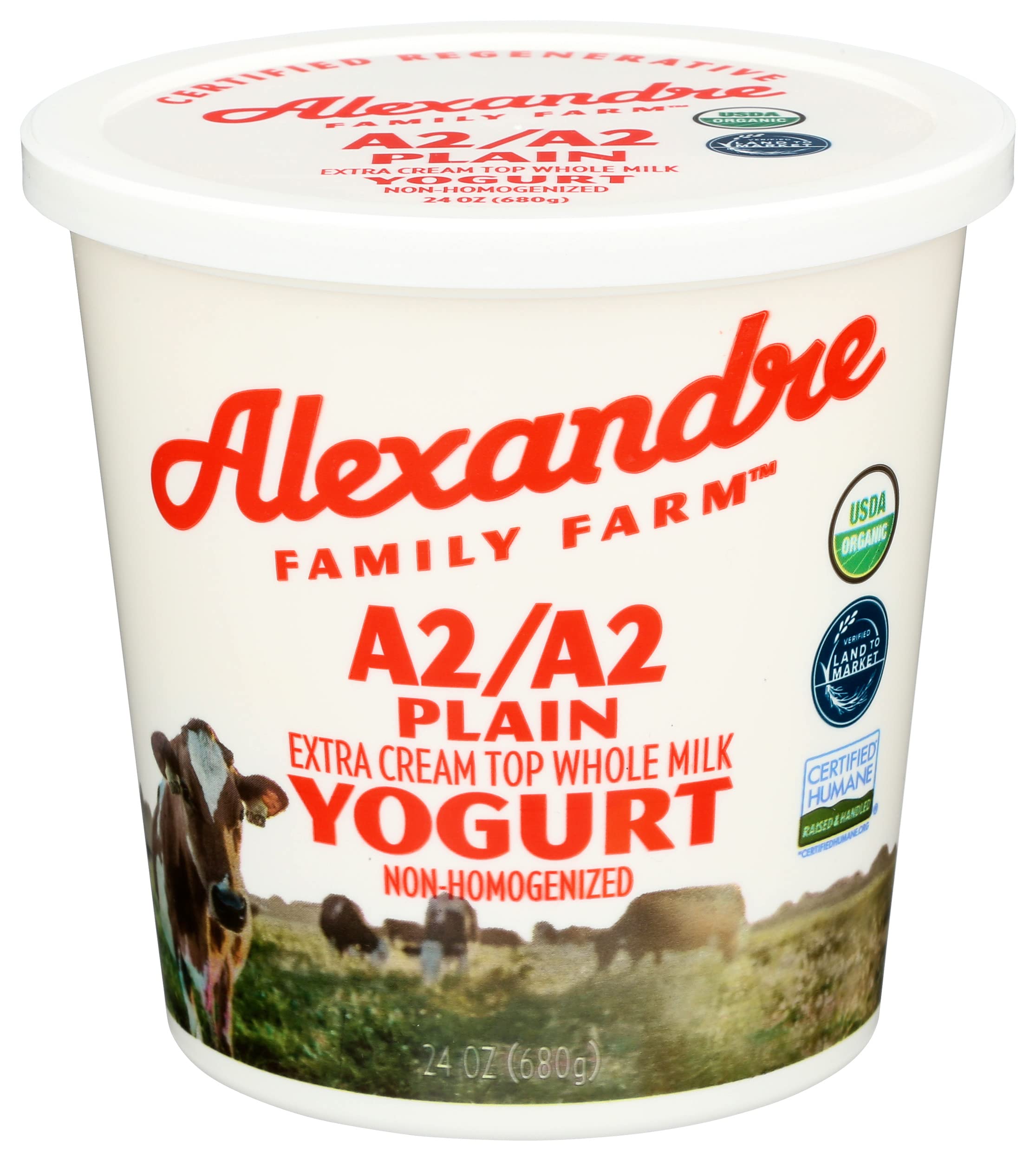 Algopix Similar Product 13 - 6% Double Cream Top Yogurt, 24 Ounce