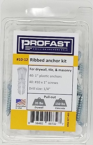 Algopix Similar Product 14 - Profast Ribbed Anchor Kit 1012