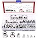 Algopix Similar Product 2 - Hilitchi 140Pcs M3 M4 M5 M6 M8 M10 M12