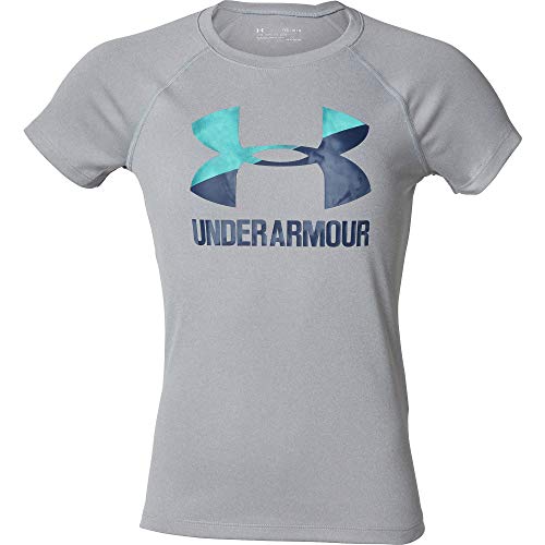 Algopix Similar Product 1 - Under Armour girls Big Logo Solid Short