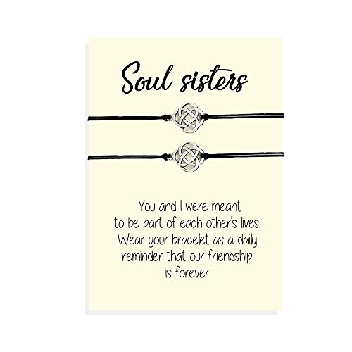 Algopix Similar Product 15 - Soul sister bracelets for 2 Soul