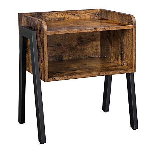 Algopix Similar Product 4 - VASAGLE ALINRU Nightstand Stackable