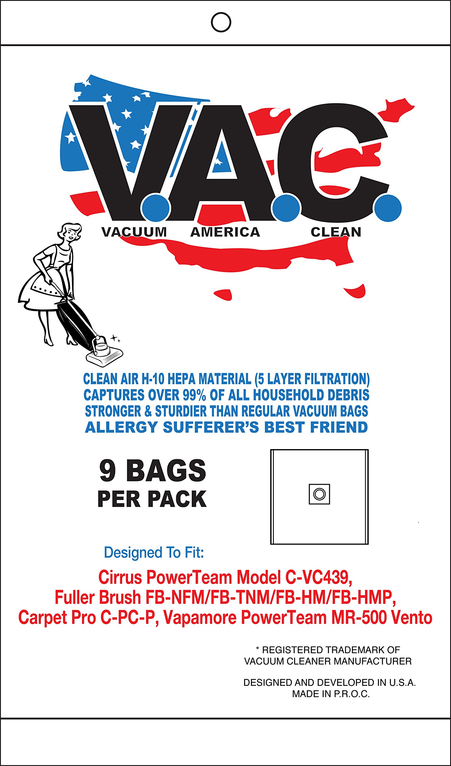 Algopix Similar Product 20 - VACUUM AMERICA CLEAN VAC 35 Cirrus
