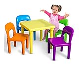 Algopix Similar Product 9 - Kids Table and Chairs Play Set Toddler