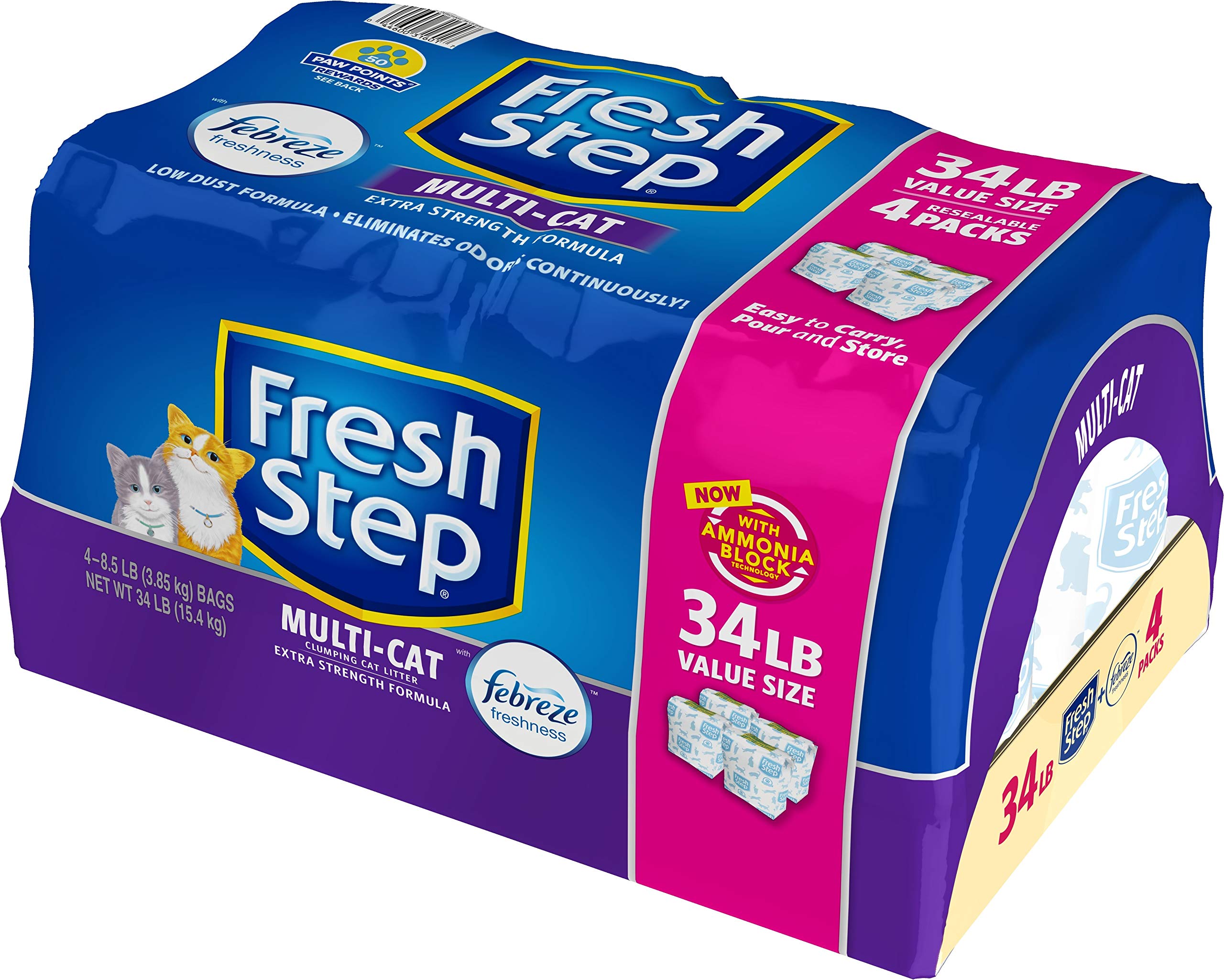 Algopix Similar Product 9 - Fresh Step MultiCat Scented Litter