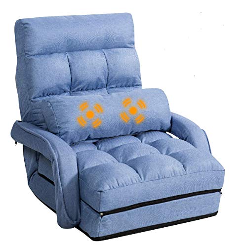 Algopix Similar Product 1 - Giantex Folding Massage Lazy Sofa Floor