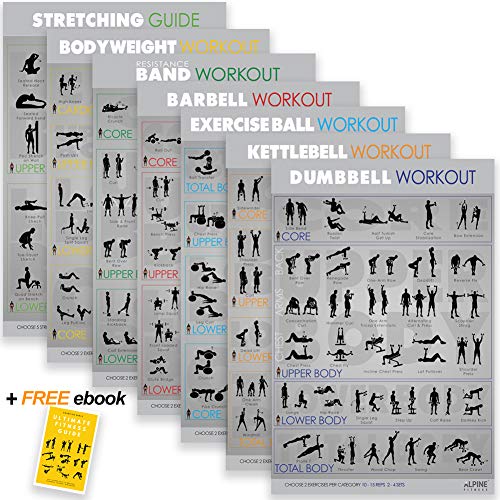 Algopix Similar Product 9 - Workout Posters for Home Gym  Gym