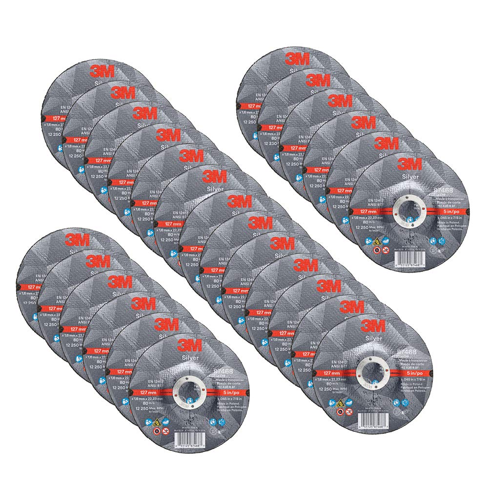 Algopix Similar Product 3 - 3M Silver CutOff Wheel 87468 T27 5
