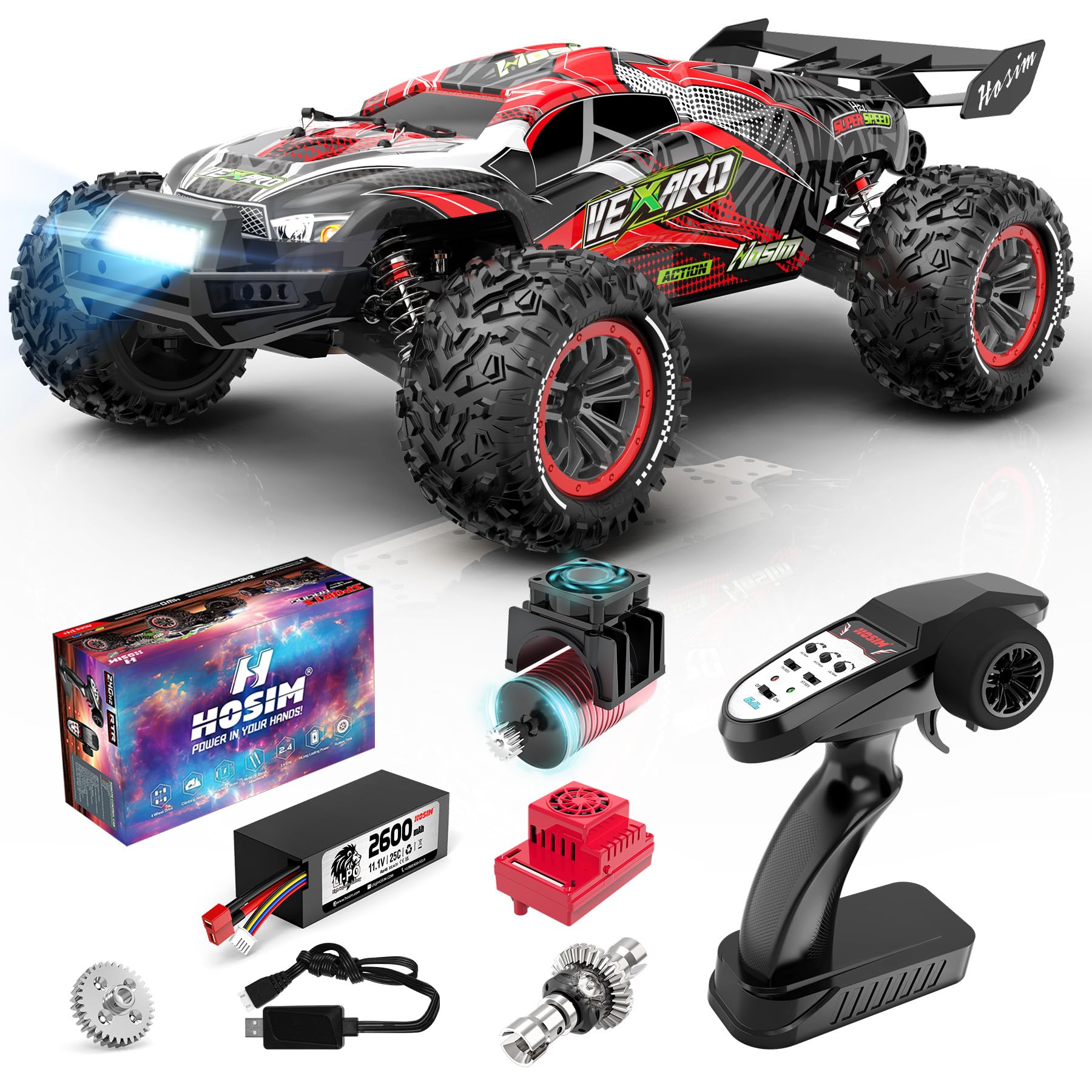 Algopix Similar Product 13 - Hosim RC Car 116 All Terrain 4WD RC