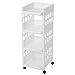 Algopix Similar Product 17 - Burxoe Tier Plastic Rolling Cart PP