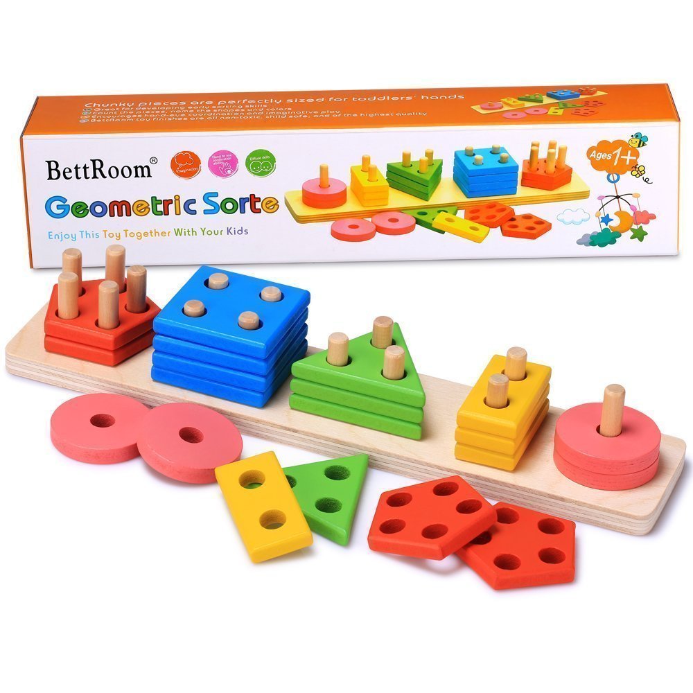 Algopix Similar Product 17 - BettRoom Wooden Educational Preschool