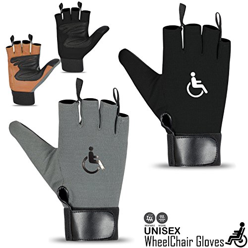 Algopix Similar Product 1 - Rebo Wheelchair Gloves Mobility