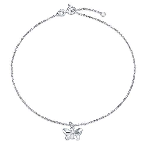 Algopix Similar Product 1 - Origami Butterfly Anklet Dangle Charm