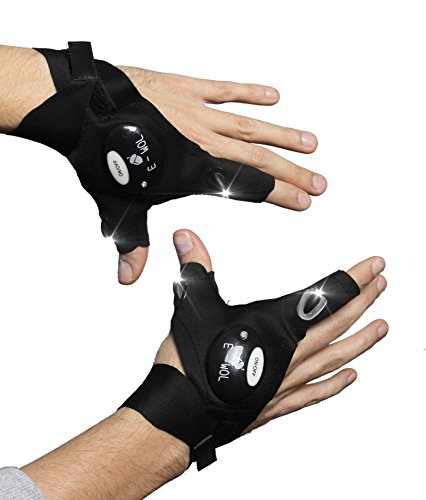 Algopix Similar Product 20 - Led Gloves Flashlight Camping Fishing