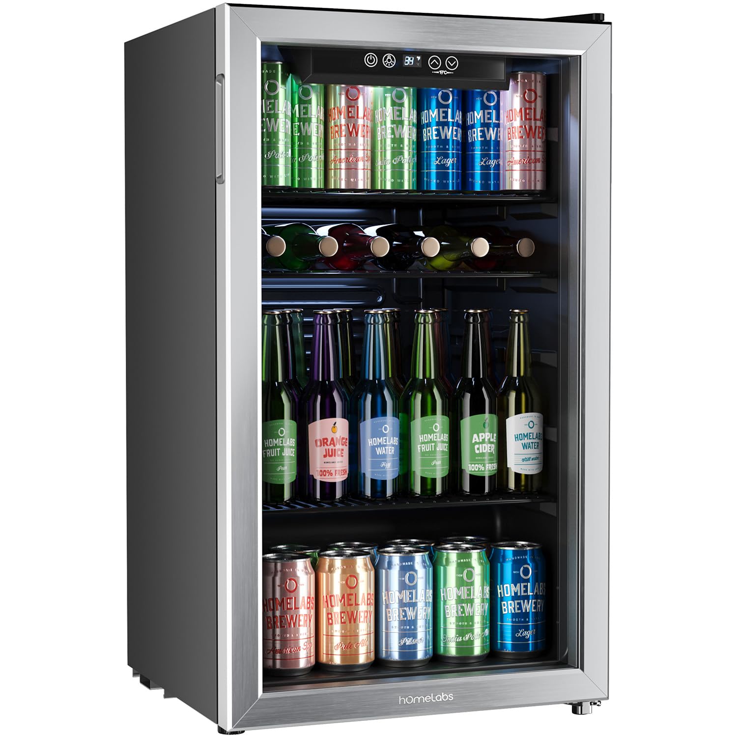 Algopix Similar Product 14 - hOmeLabs Beverage Refrigerator and