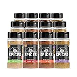 Algopix Similar Product 4 - Meal Prep Spices 12 Bottle Seasoning