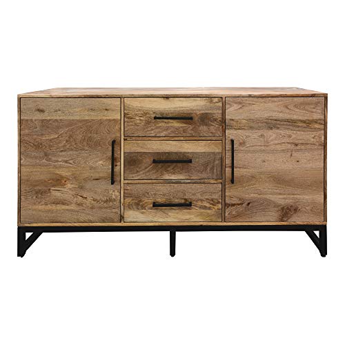 Algopix Similar Product 20 - Moe's Colvin Iron Leg Sideboard in Brown