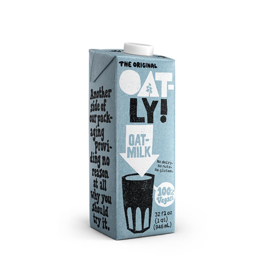 Algopix Similar Product 10 - Oatly Oat Milk Original 32 oz Pack of