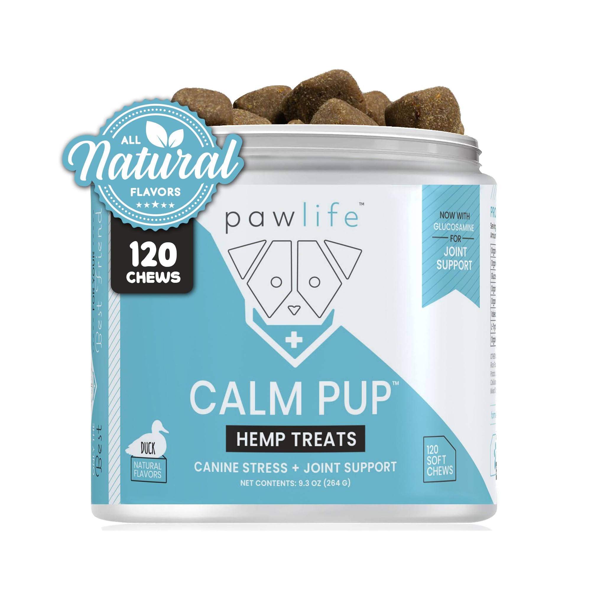 Algopix Similar Product 7 - pawlife Calming Chews with Organic Hemp