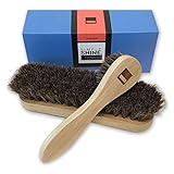 Algopix Similar Product 16 - Premium Horsehair Shoe Shine Brush and