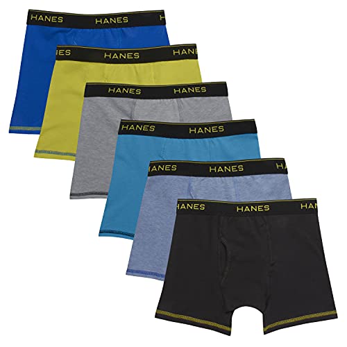 Algopix Similar Product 1 - Hanes Boys Mesh Boxer Briefs 6Pack