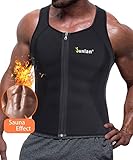 Algopix Similar Product 11 - Junlan Men Sweat Waist Trainer Tank Top