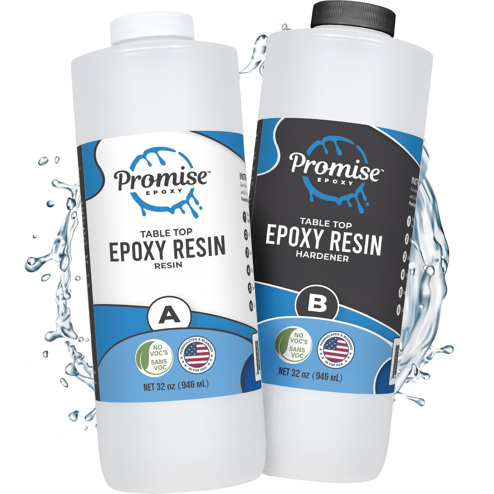 Algopix Similar Product 7 - Epoxy Resin Kit 64 oz  Crystal Clear