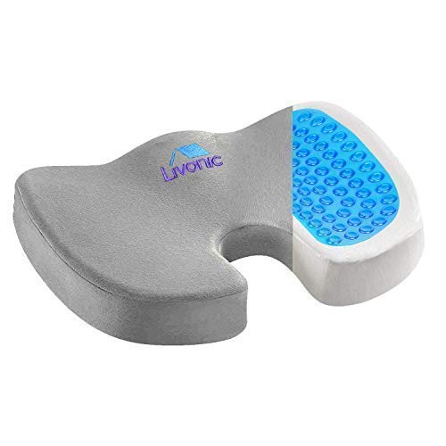 Algopix Similar Product 14 - Livonic Gel Enhanced Seat Cushion 