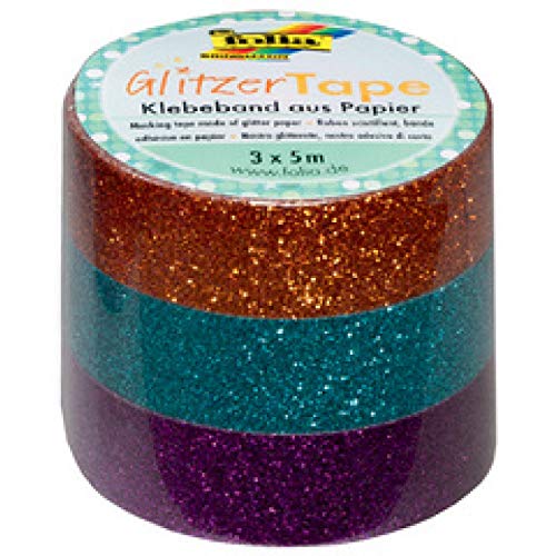 Algopix Similar Product 9 - Folia Decorative Adhesive Tape Glitter
