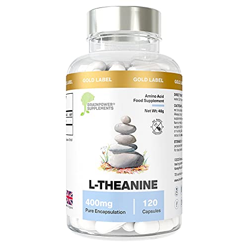 Algopix Similar Product 17 - L Theanine  400mg  120 Vegan Capsules