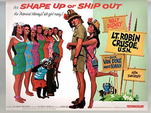 Algopix Similar Product 19 - MOVIE POSTER Lt Robin Crusoe USN