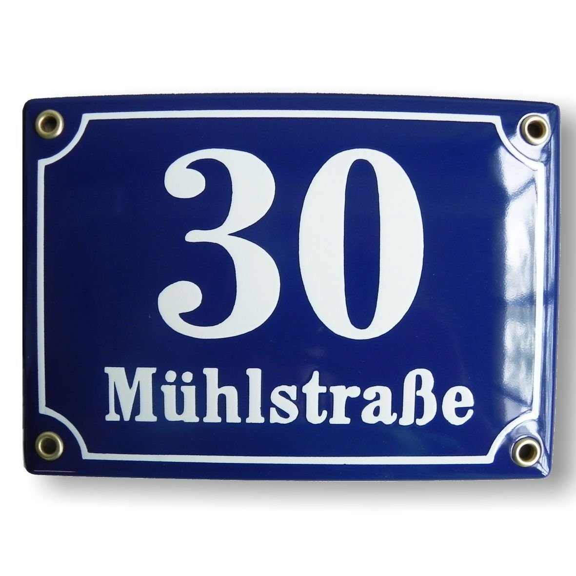 Algopix Similar Product 1 - Porcelain Address Plaque 59x79