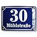 Algopix Similar Product 11 - Porcelain Address Plaque 59x79