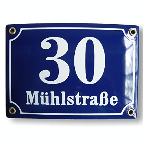 Algopix Similar Product 18 - Porcelain Address Plaque 59x79