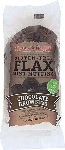 Algopix Similar Product 18 - Flax4Life Muffin Brownie Single Gluten