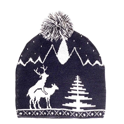 Algopix Similar Product 16 - Naughty Knit Deer Beanie for Women and