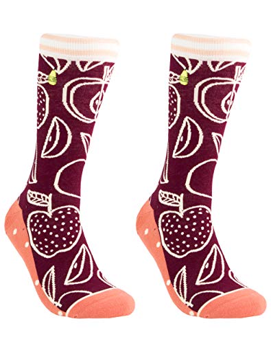 Algopix Similar Product 4 - Woven Pear Womens Cotton Crew Socks