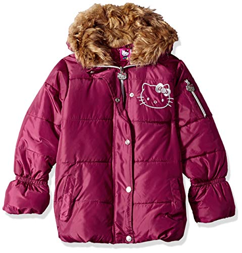 Algopix Similar Product 20 - Hello Kitty Big Girls Puffer Jacket
