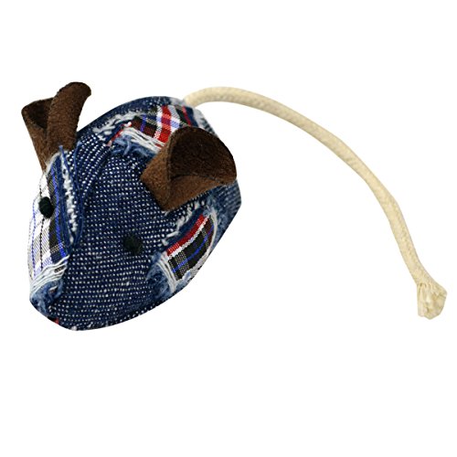 Algopix Similar Product 2 - Our Pets 1400013609 OPB Denim Mouse Pet