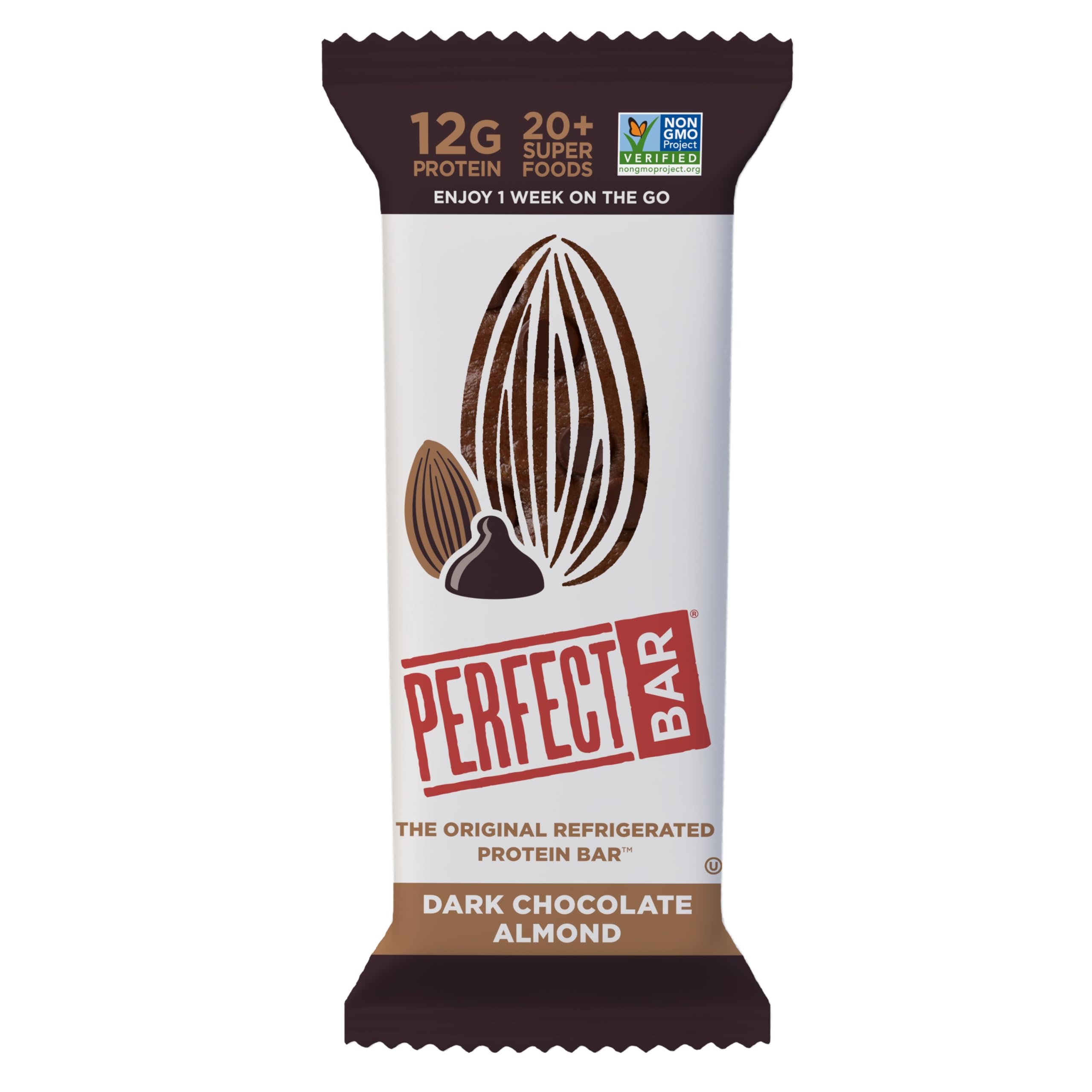 Algopix Similar Product 10 - Perfect Bar Dark Chocolate Almond