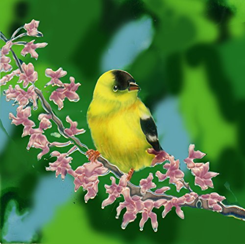 Algopix Similar Product 15 - Continental Art Center Gold Finch On A