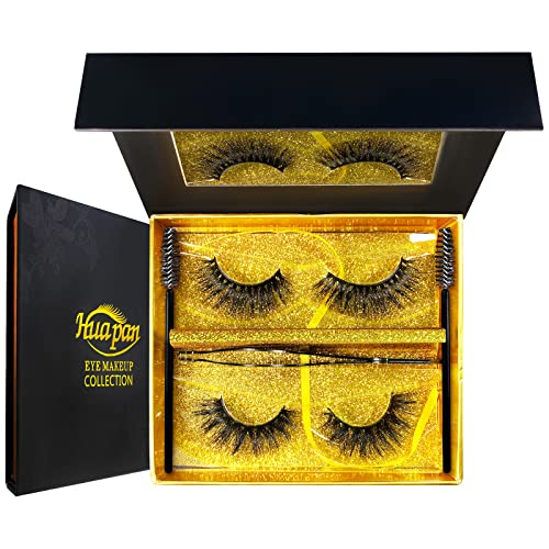 Algopix Similar Product 14 - 3D  4D Mink Fur False Eyelashes Pack