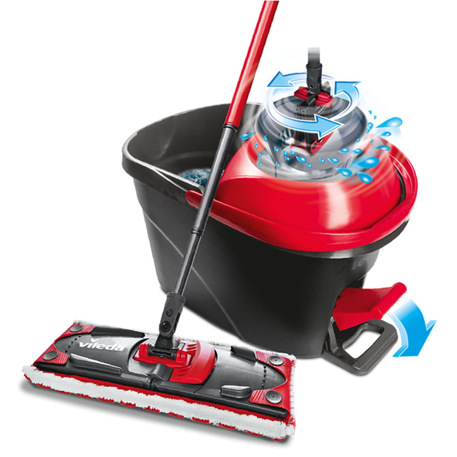 Algopix Similar Product 14 - Vileda Ultramat Turbo Flat Mop and