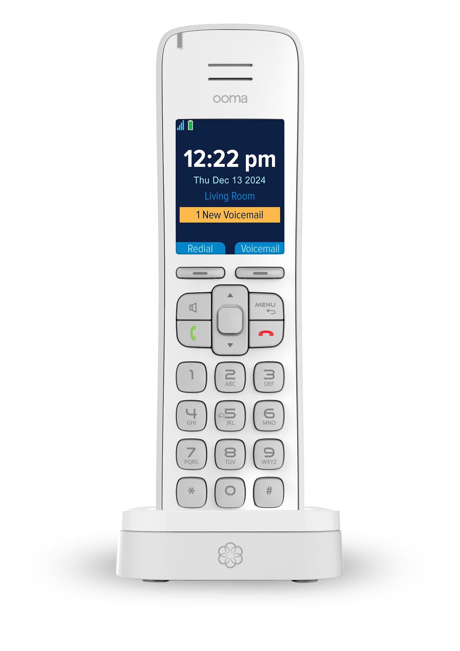 Algopix Similar Product 3 - Ooma HD3 Handset white cordless phone