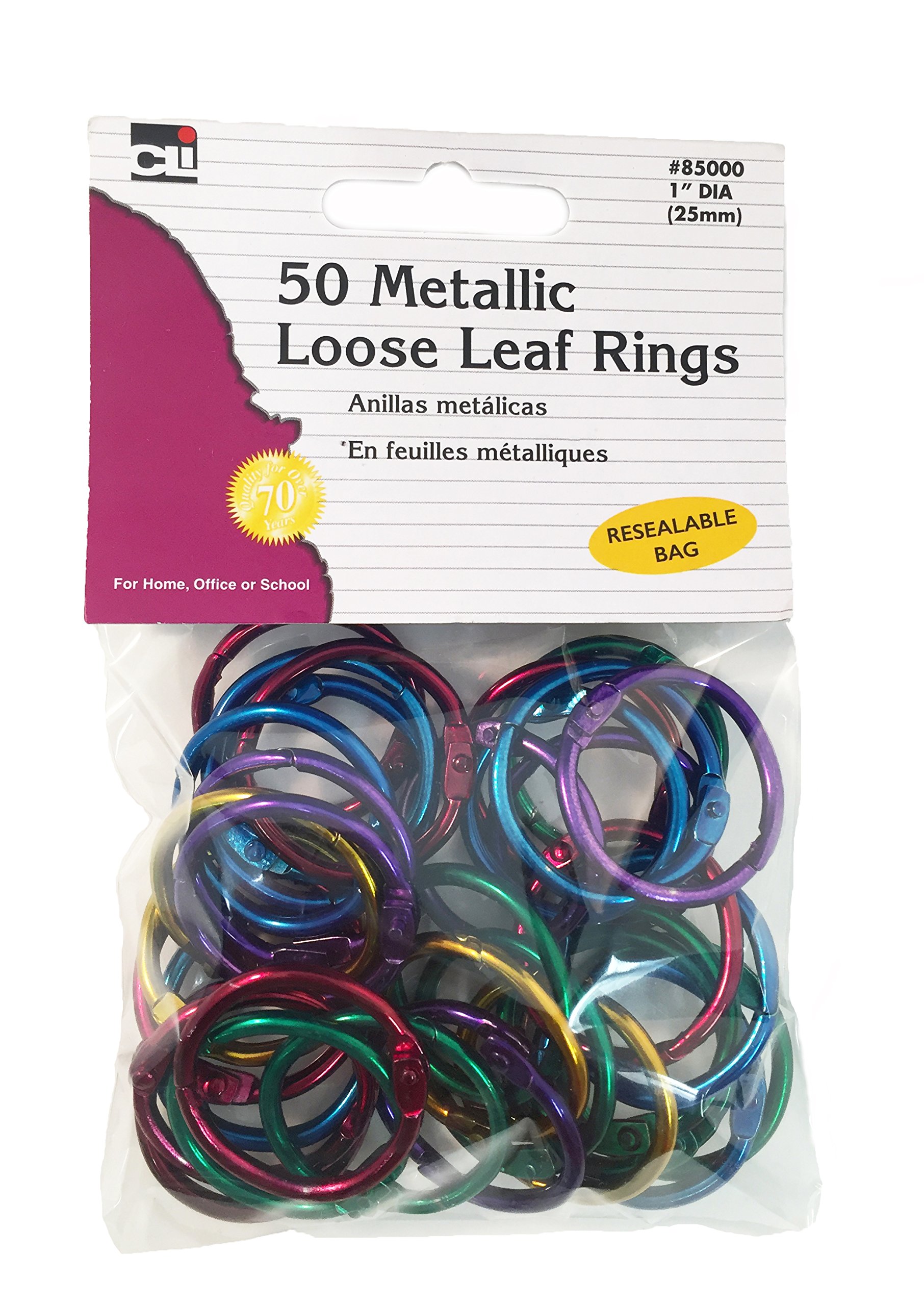 Algopix Similar Product 9 - Charles Leonard Loose Leaf Rings 1